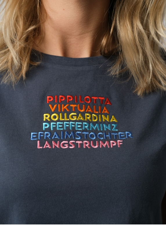 T-Shirt "Pippilotta Viktualia" - dunkelblau