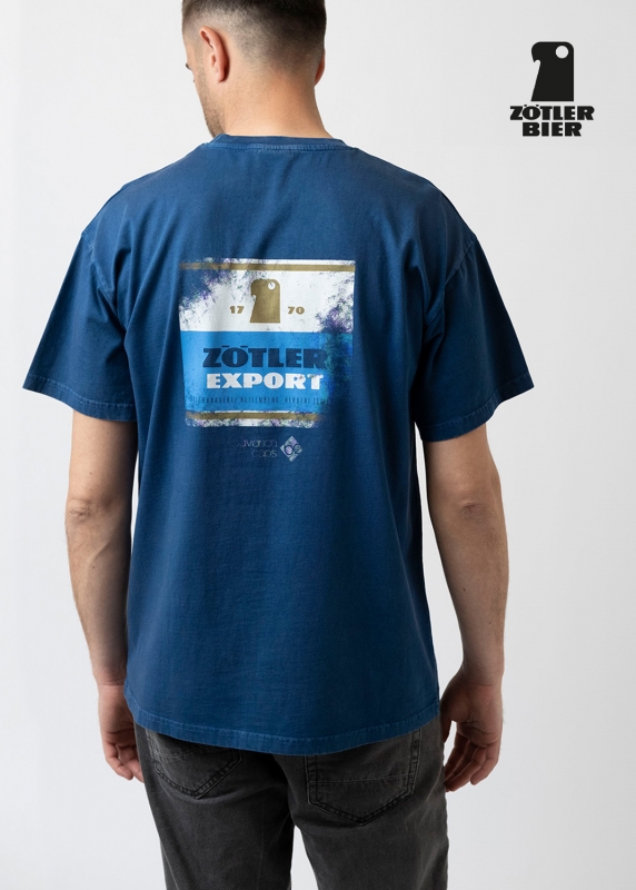Retro-Shirt "Zötler" - dunkelblau
