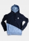 Preview: Hoodie "1860 Löwe" - marine/hellblau