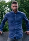 Preview: Hemd "Edelweiß" - karoblau