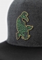 Preview: Cap "Karpfen Outdoor" - dunkelgrau (Snapback)