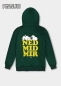 Preview: Hoodie "Peanuts: Ned mid mir" - dunkelgrün