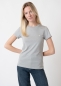 Preview: T-Shirt "Edelweiß Sommerfrische" - grau (Damen)