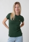 Preview: T-Shirt "Edelweiß Sommerfrische" - dunkelgrün (Damen)