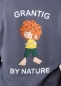 Preview: Hoodie "Grantig by nature" - graublau, v2