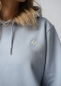 Preview: Hoodie "Edelweiß" - hellblau