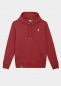 Preview: Hoodie "Edelweiß" - karminrot