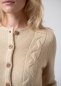 Preview: Strickjacke "Martha" - hellbraun