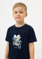 Preview: T-Shirt "Schlümpfe: Trachtentandem" - dunkelblau