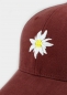 Preview: "Edelweiß Leinen" - karminrot (Curved)
