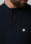 Preview: Poloshirt "Edelweiß" - dunkelblau