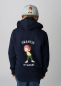 Preview: Hoodie "Grantig by nature" - dunkelblau (Kinder)