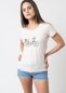 Preview: T-Shirt "Expresslieferdienst" - naturcreme (Damen)