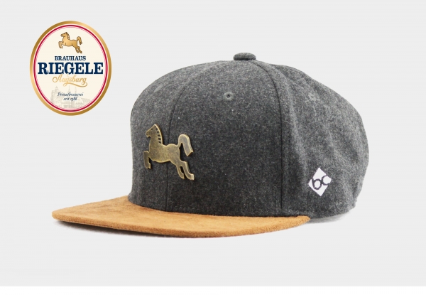 "Riegele" - dunkelgrau (Strapback)