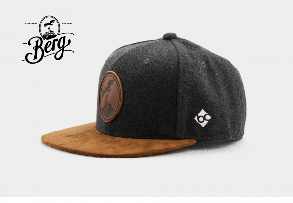 "Berg" - dunkelgrau (Snapback)