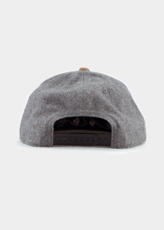 "1516 Flanell" - grau (Snapback)