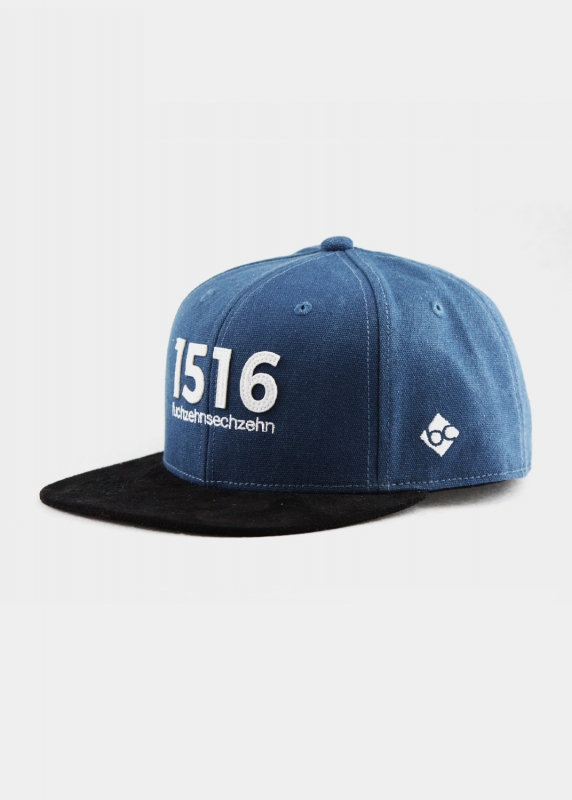 "1516: Hopfendolde" - dunkelblau (Snapback)