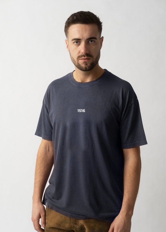 T-Shirt "Hopfen&Malz" - dunkelblau