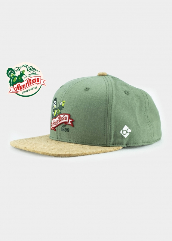 "AuerBräu" - dunkelgrün (Snapback)