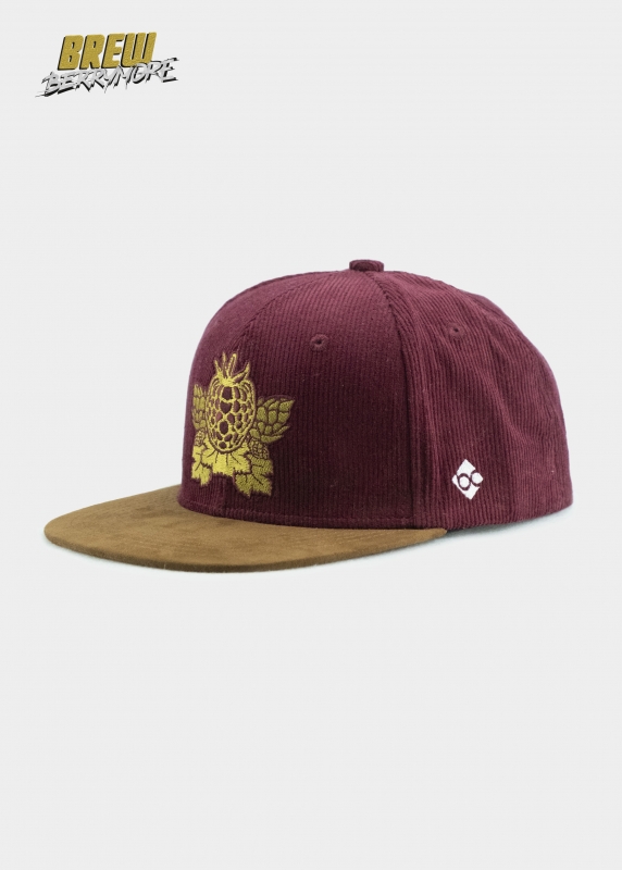 "Brew Berrymore" - dunkelrot (Snapback)