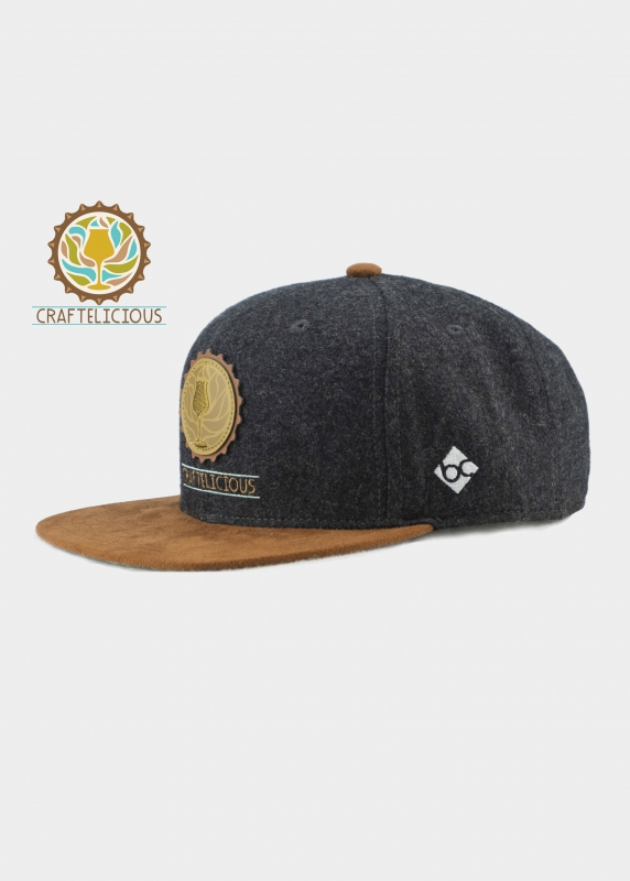 "Craftelicious" - dunkelgrau (Snapback)