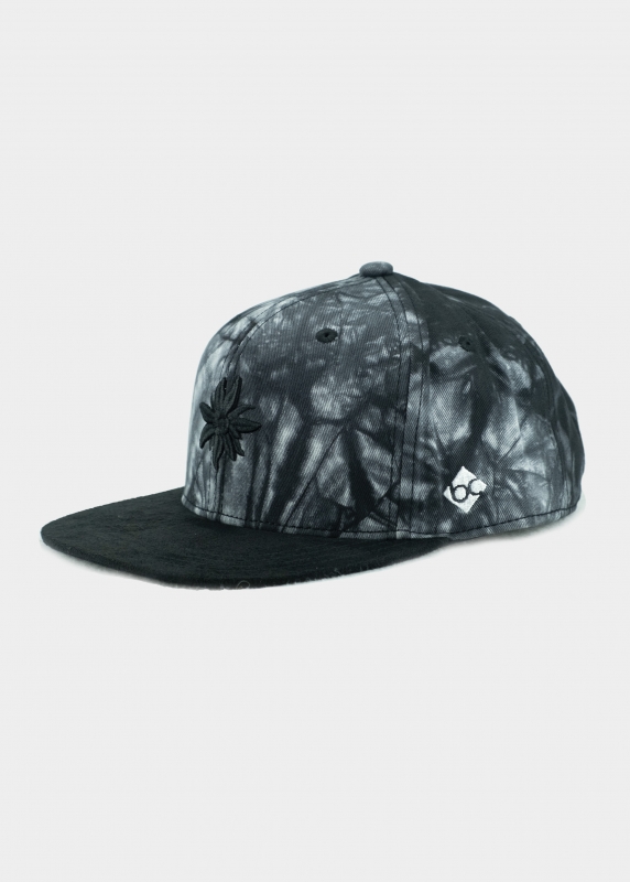 "Edelweiß Batik" - schwarz (Snapback)