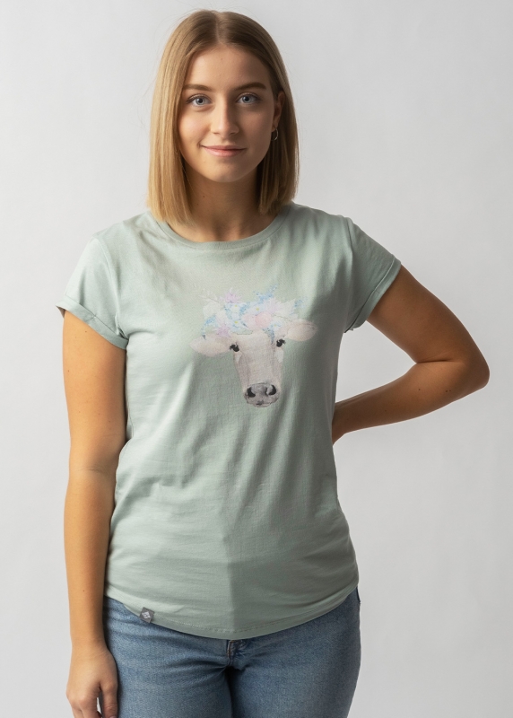 T-Shirt "Almabtrieb" - minze