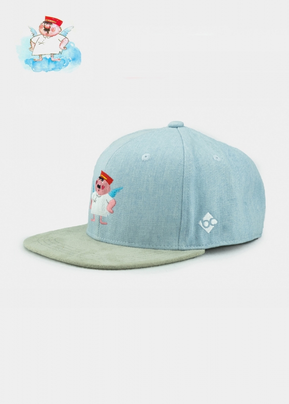 "Aloisius" - denim (Snapback)