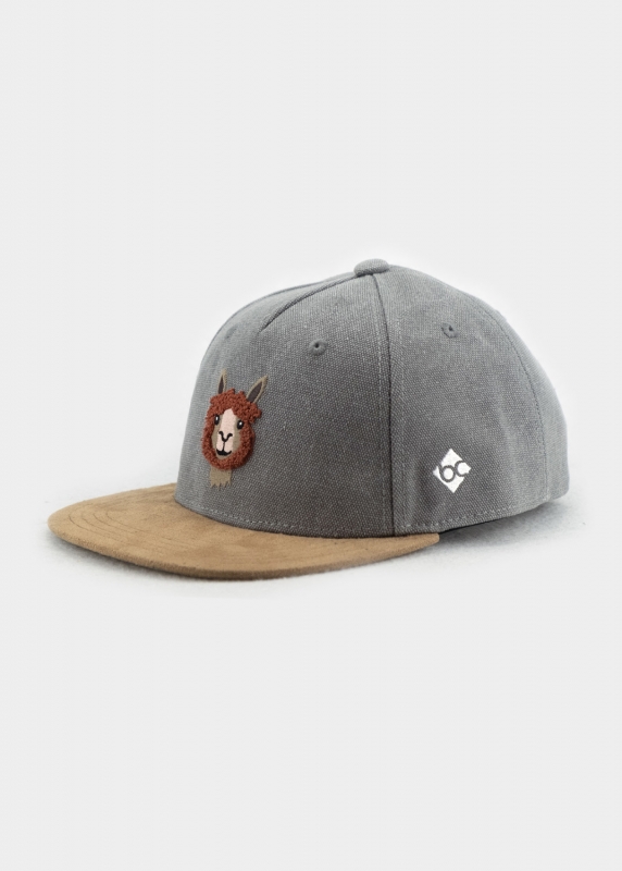 "Alpaka" - grau (Snapback)