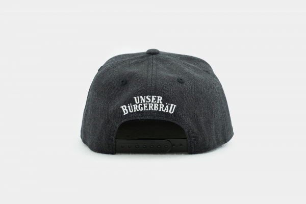 "Alpenstoff" - schwarz (Snapback)