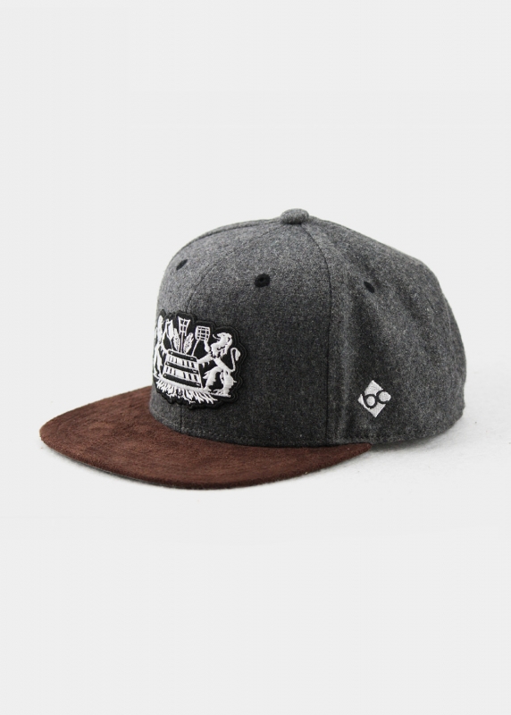 "Bayerisches Bier" - dunkelgrau (Snapback)