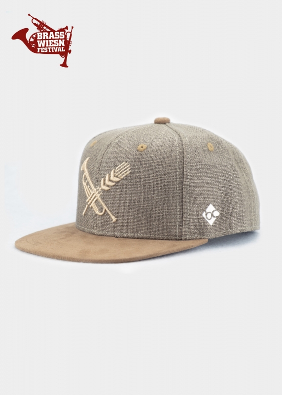 "Brasswiesn" - braungrau (Snapback)