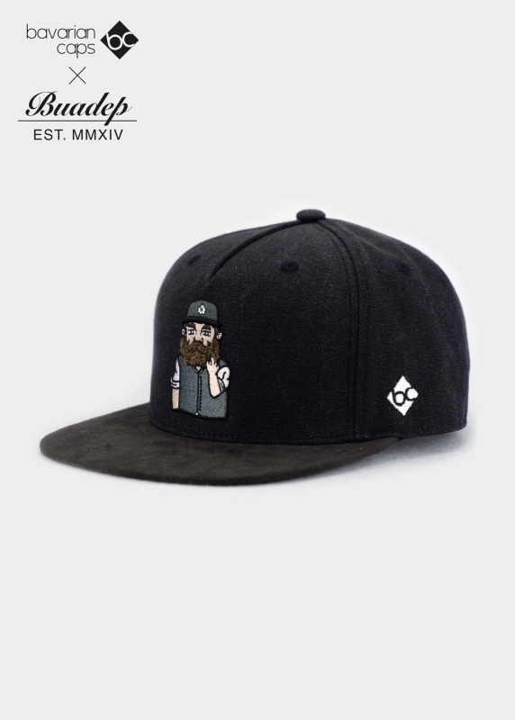 "BC x buadep: Grantler" - schwarz (Snapback)