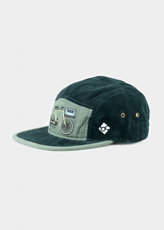 Cap "Expresslieferdienst" - dunkelgrün (5-Panel)