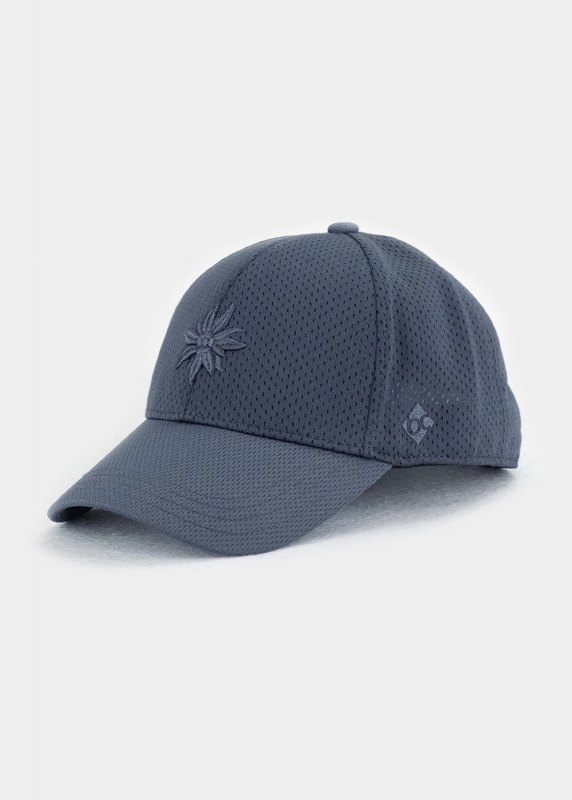 Cap "Edelweiß Sportfit" - dunkelgrau (Curved)