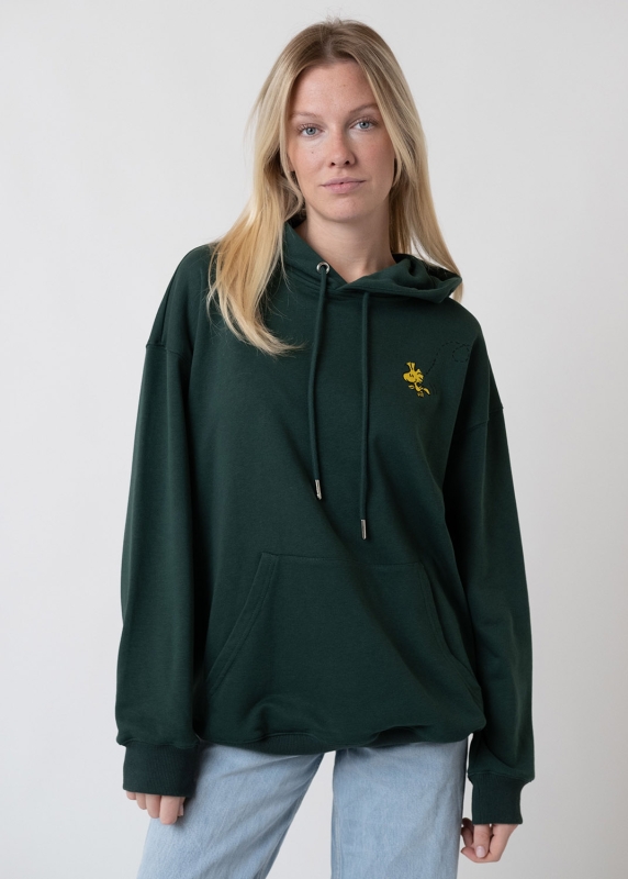 Hoodie "Peanuts: Ned mid mir" - dunkelgrün