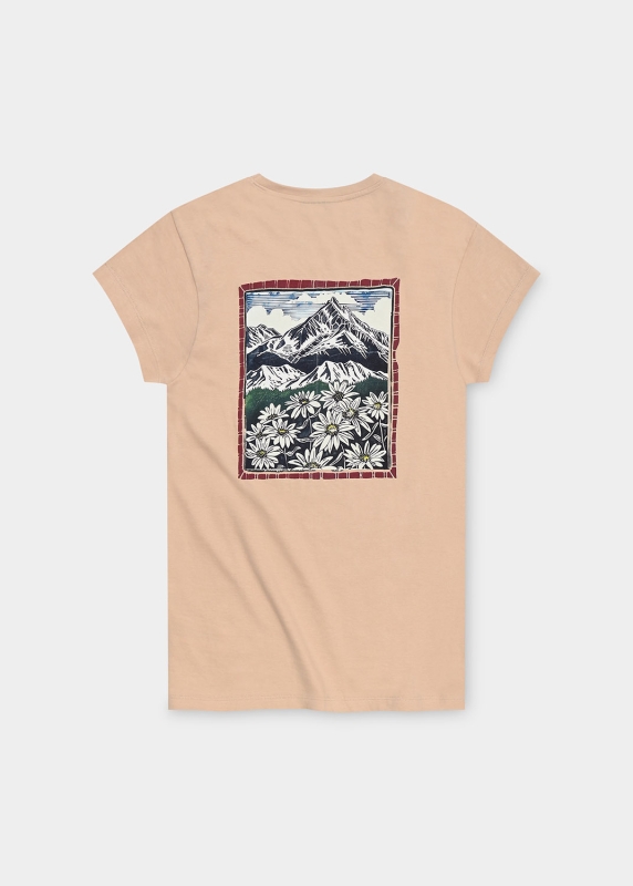 T-Shirt "Alpinum" - beige, Damen