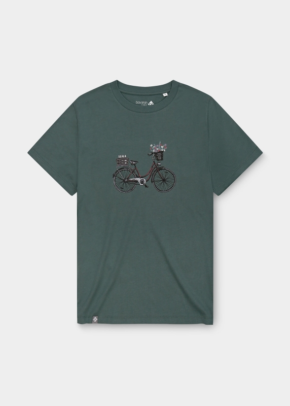 T-Shirt "Expresslieferdienst" - dunkelgrün (Damen)