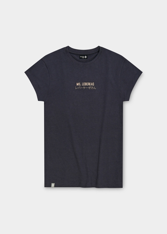 T-Shirt "Ms. Leberkas" - anthrazit