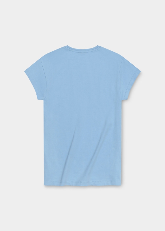T-Shirt "Peanuts: I mog di" - hellblau