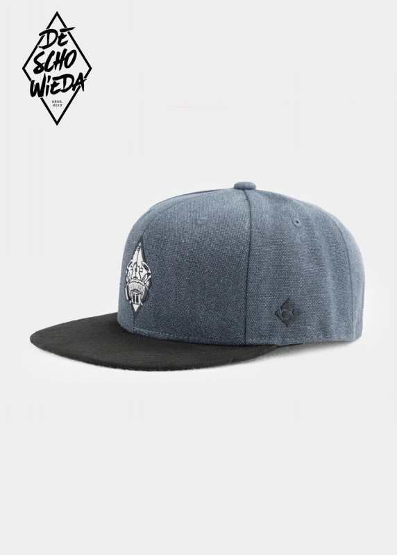 "DeSchoWieda" - dark grey (Snapback)