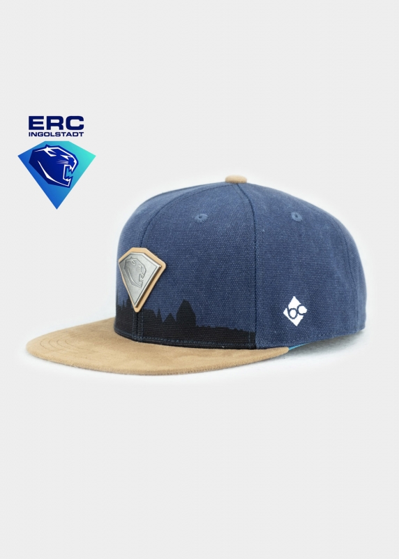 Cap "ERC Ingolstadt" - dunkelblau (Snapback)