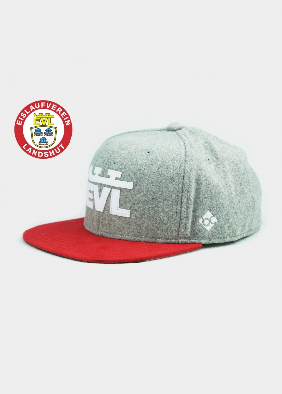 "EV Landshut" - hellgrau (Snapback)