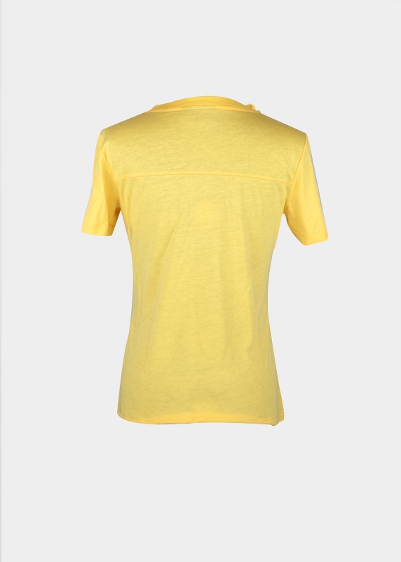 T-Shirt "Edelweiß Sommerfrische" - sonnengelb (Damen)