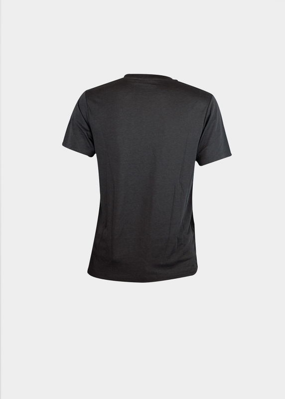 T-Shirt "Edelweiß Sommerfrische" - schwarz