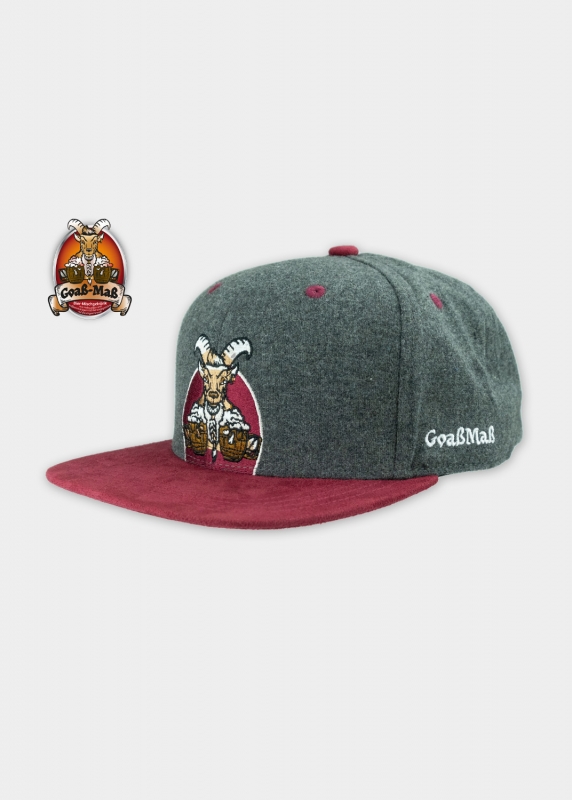 "Goaßmaß" - grau (Snapback)