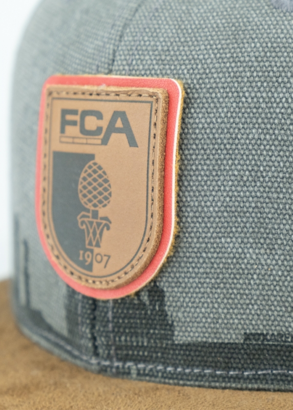 "FC Augsburg" - dunkelgrau (Snapback)