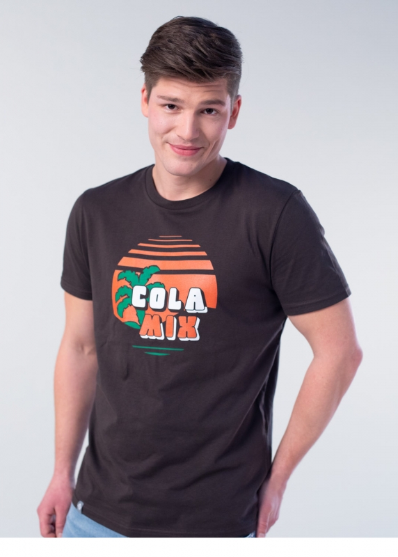 T-Shirt "Flötzinger Cola Mix" - braun