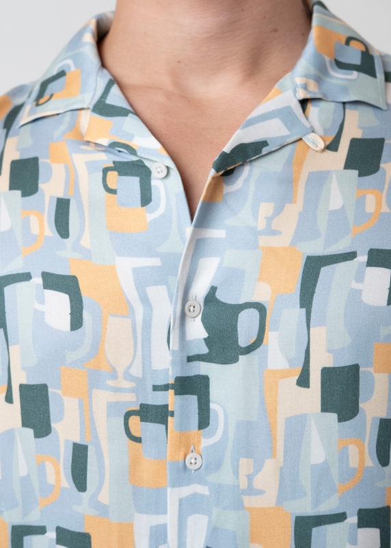 Shirt "Biergläser" - multicolor