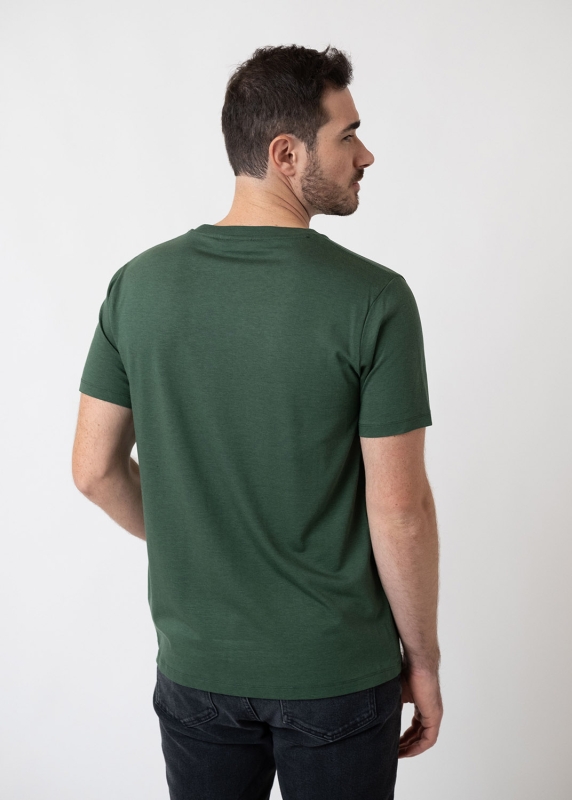 T-Shirt "Edelweiß Sommerfrische" - dunkelgrün